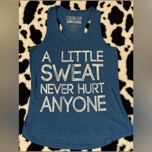 💙 Preloved 💙 Blue Graphic Tank Top Size XS 💙